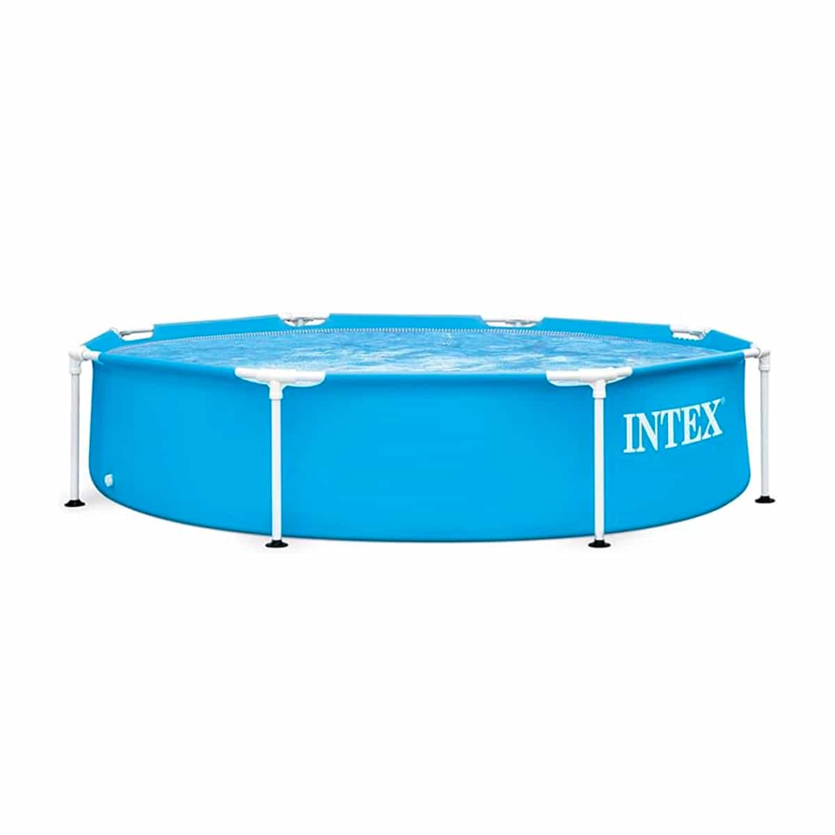 Piscina Redonda de Estructura Metalica Color Azul Intex