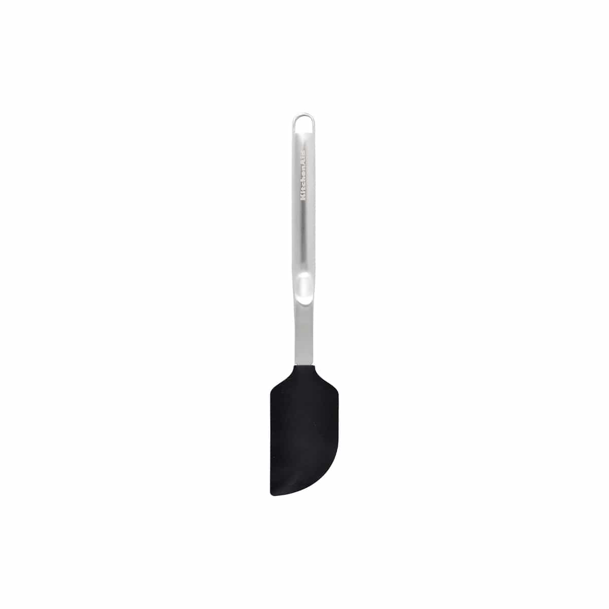 Espátula De Silicona Y Acero Inoxidable Color Negro Ónix KitchenAid