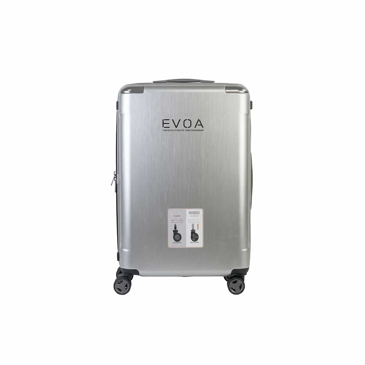 Maleta Evoa 25 Pulgadas Color Plata Samsonite