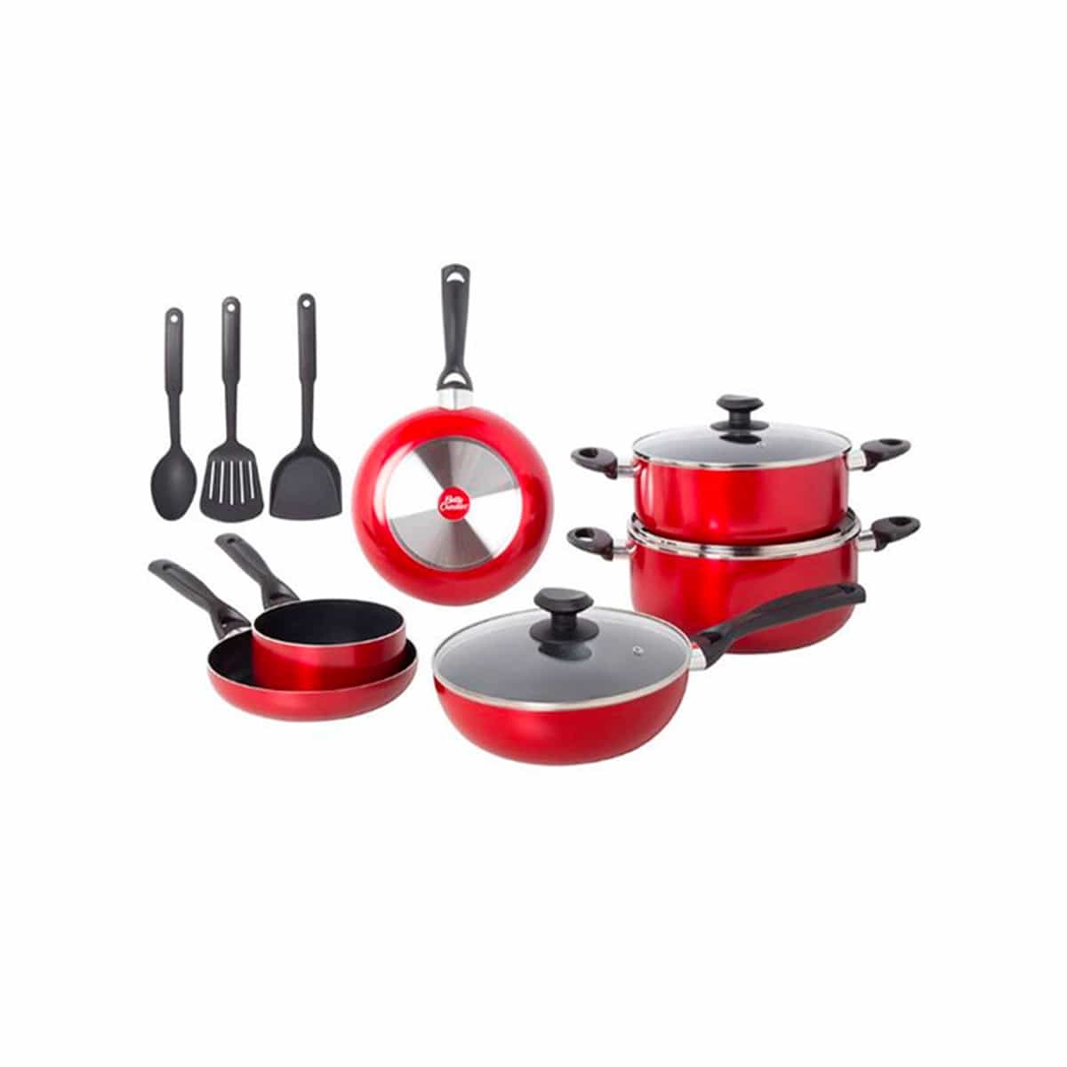 Juego De Ollas Y Sartenes 12 Piezas Betty Crocker
