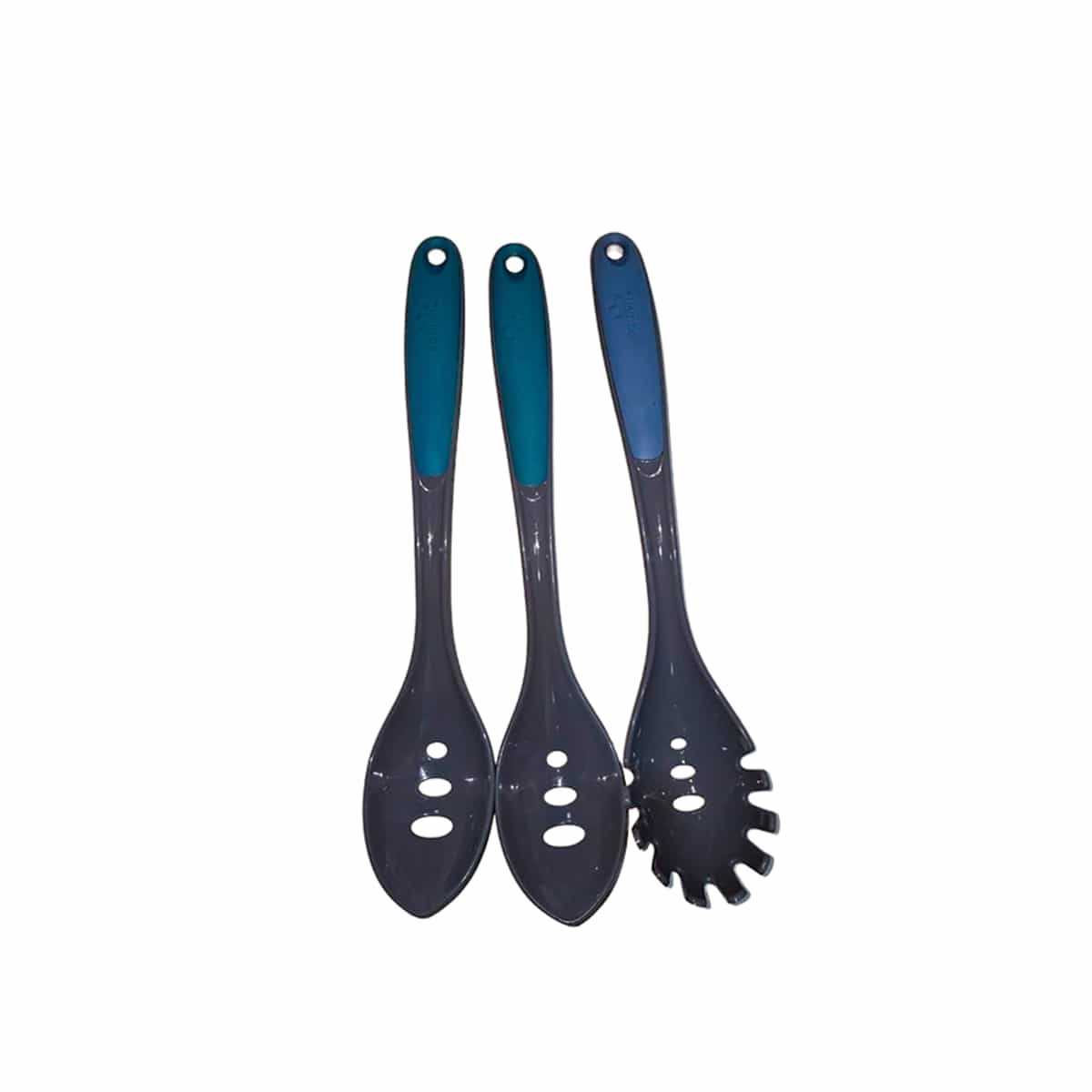 Set De Utensilios 3 Piezas Color Gris Squish