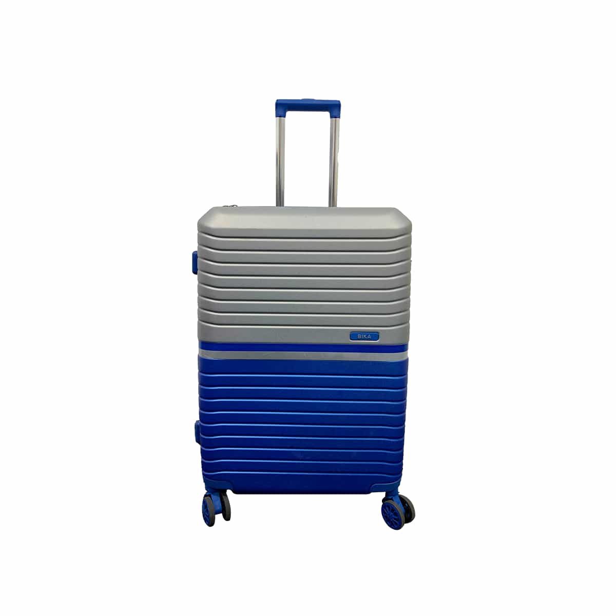 Maleta 24 Pulgadas Color Azul con Plateado Bika
