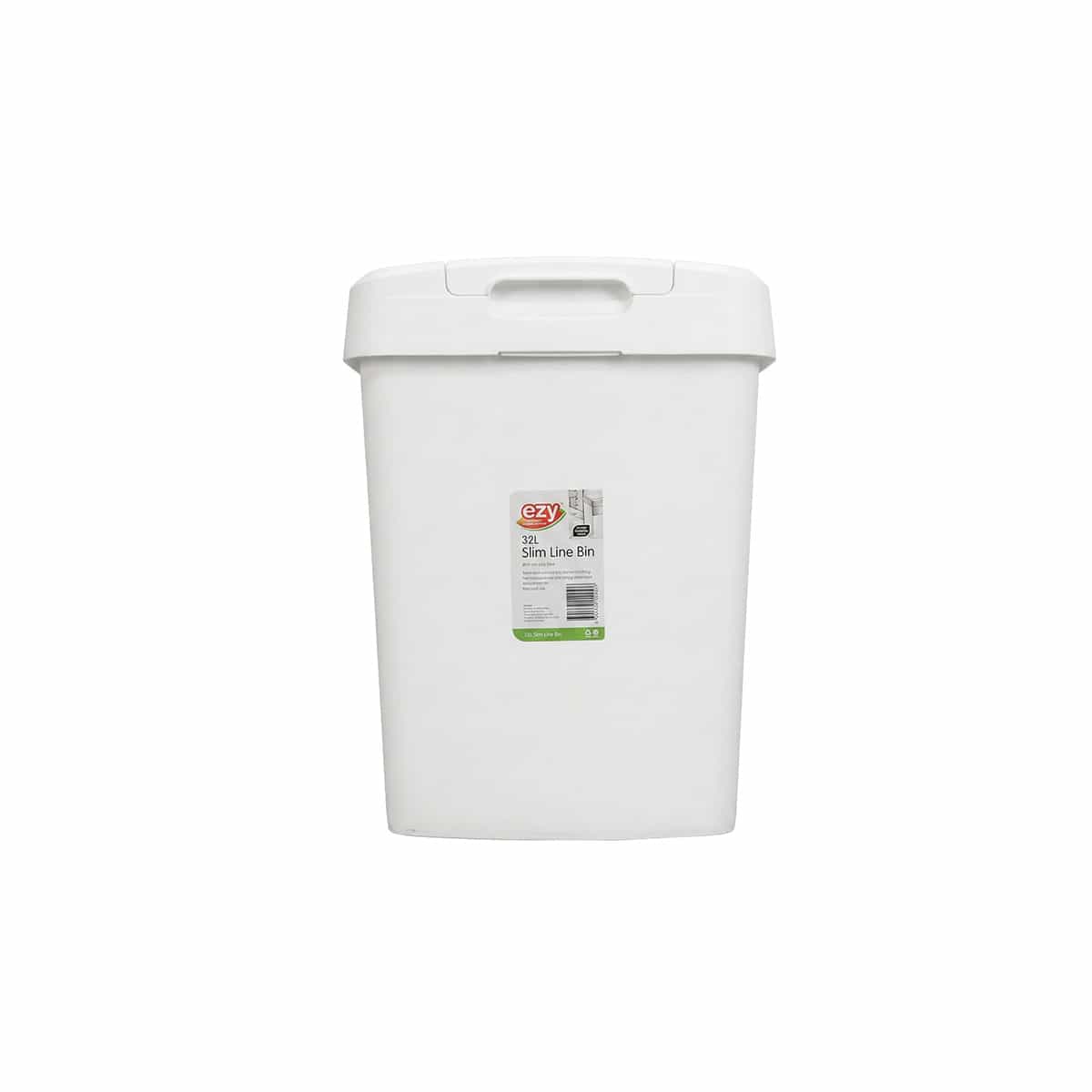 Papelera con Tapa 30 litros color Blanco Ezy Storage