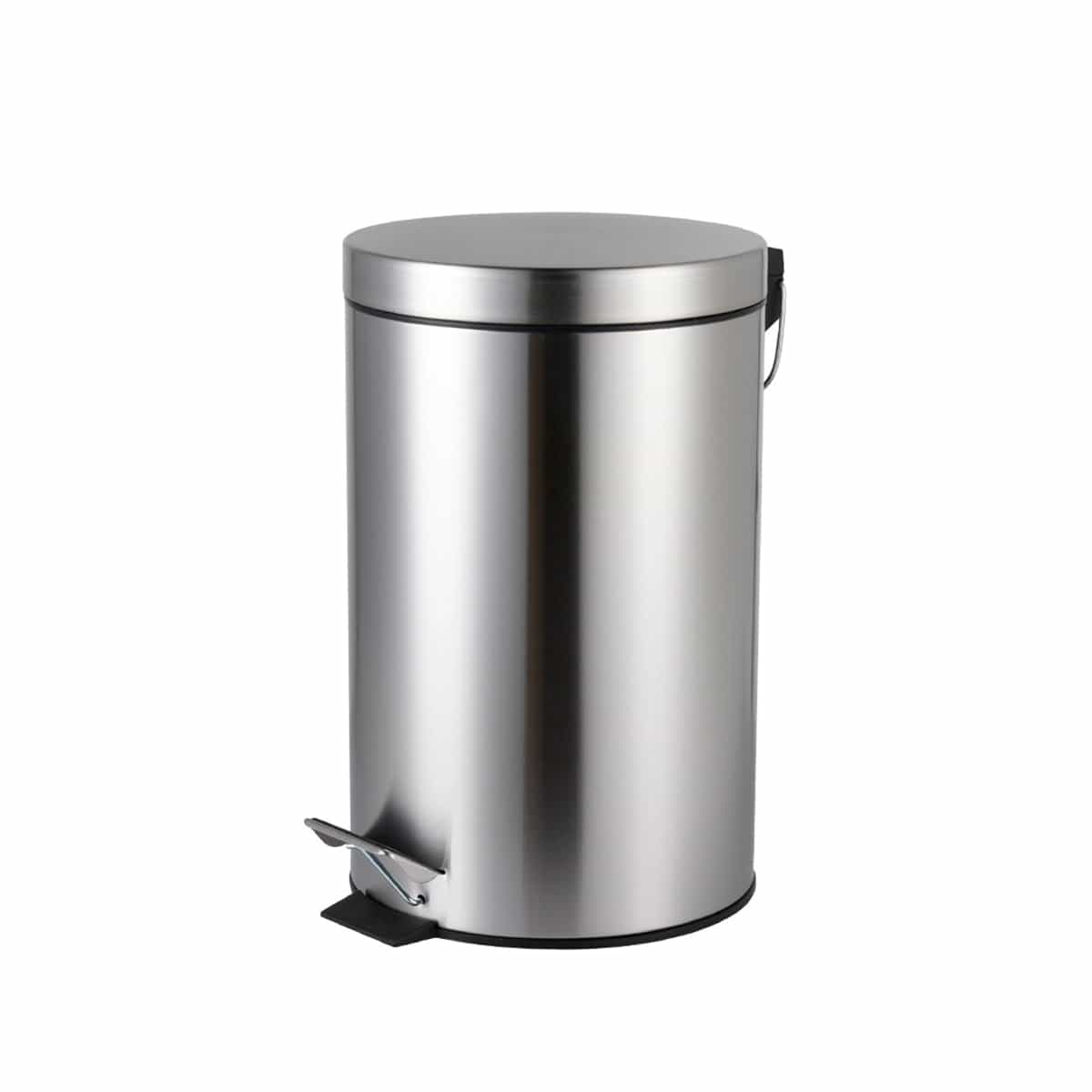 Basurero 7 Litros Color Gris Basic Home