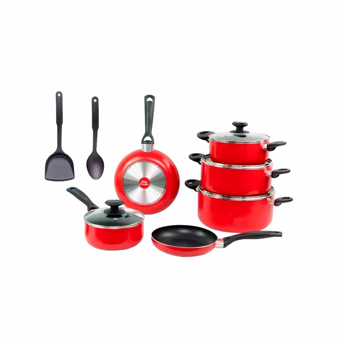 Juego De Ollas Y Sartenes 12 Piezas Betty Crocker