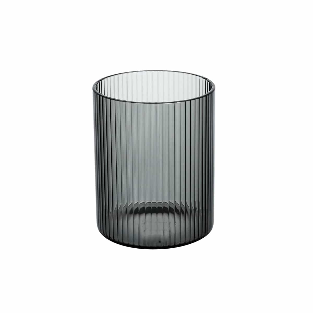 Vasos De Vidrio 6 Piezas color Gris Oslo