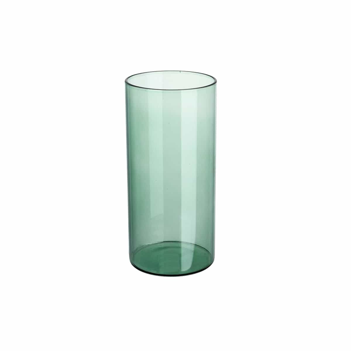 Vasos De Vidrio 6 Piezas color Verde Oslo