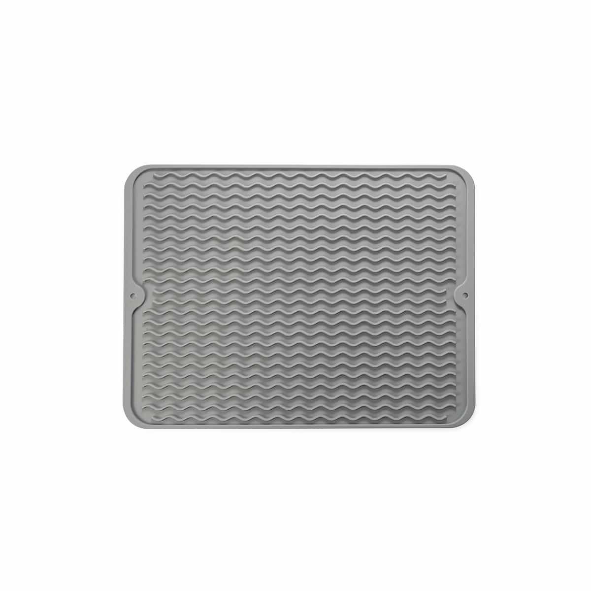 Escurridor De Platos De Silicona Color Gris Basic Home