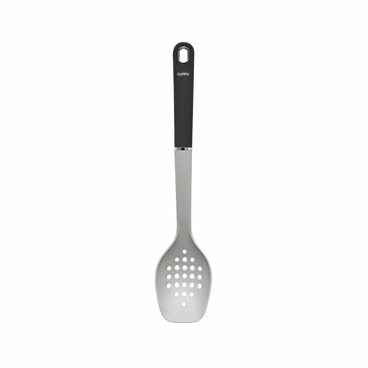 Cuchara Ranurada Antiadherente Color Gris CTLSP