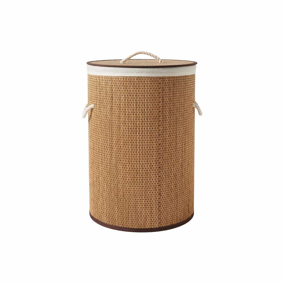 Cesta De Bambu Para Ropa 48 Litros Basic Home