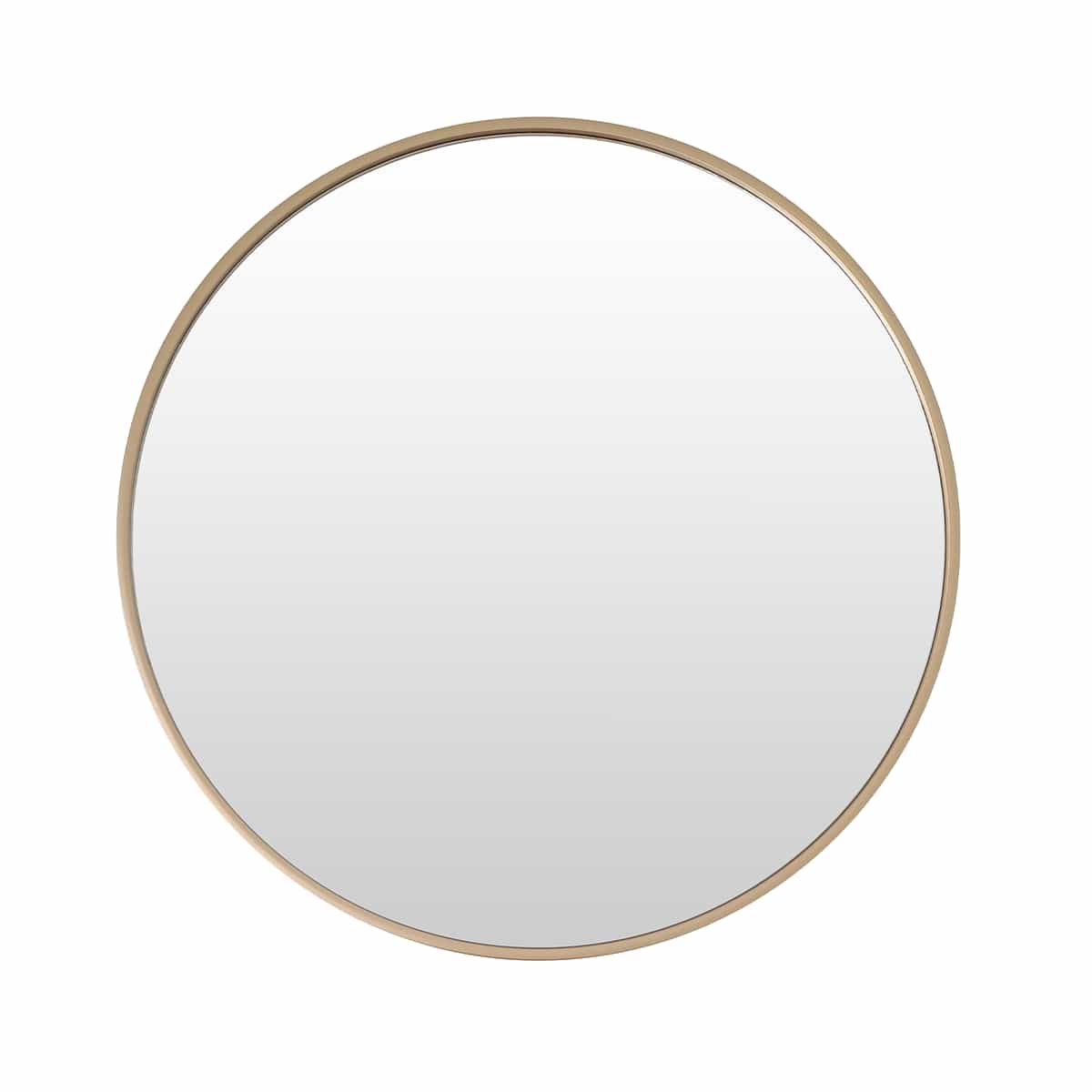 Espejo de Pared Redondo Color Dorado Basic Home