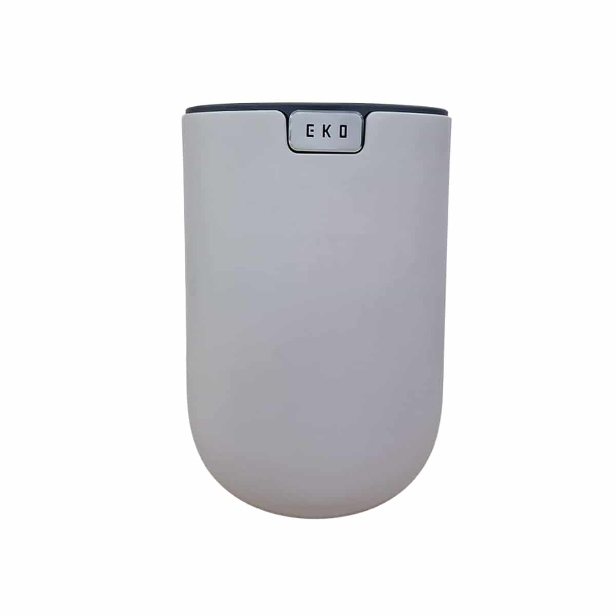 Papelera De Mesa 1.5 Litros Tapa Giratoria Color Blanco Eko
