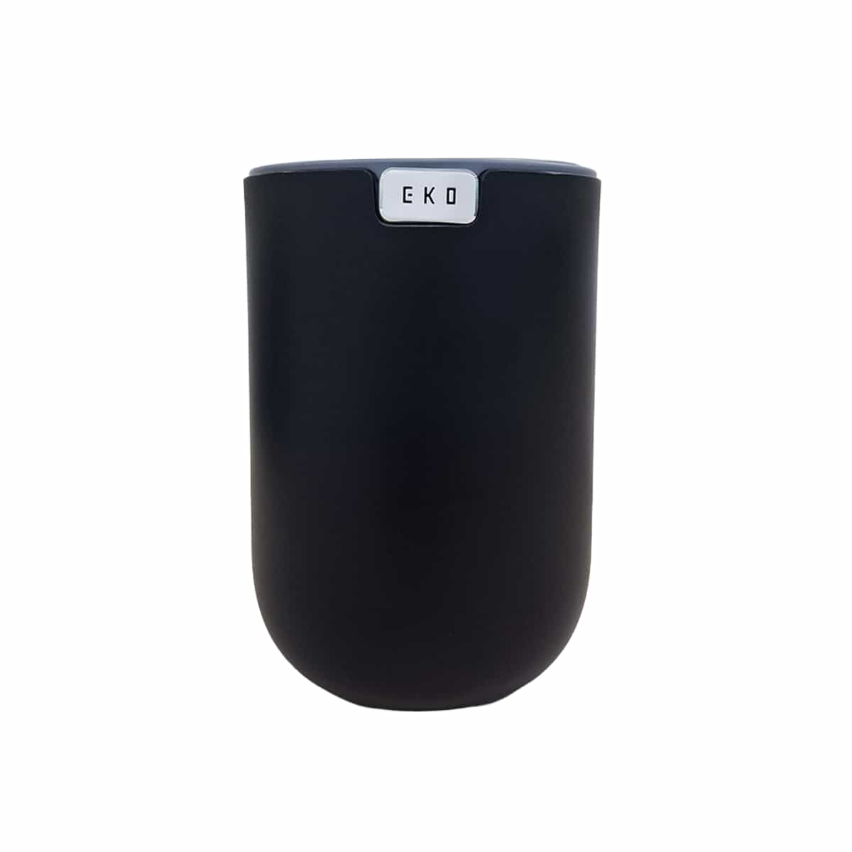 Papelera De Mesa 1.5 Litros Tapa Giratoria Color Negro Eko