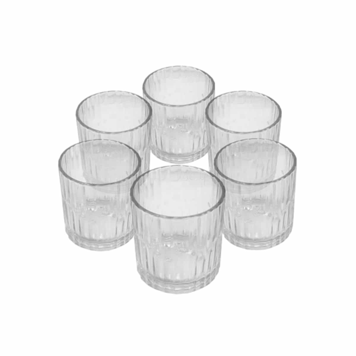 Vasos De Vidrio 6 Piezas Citinova