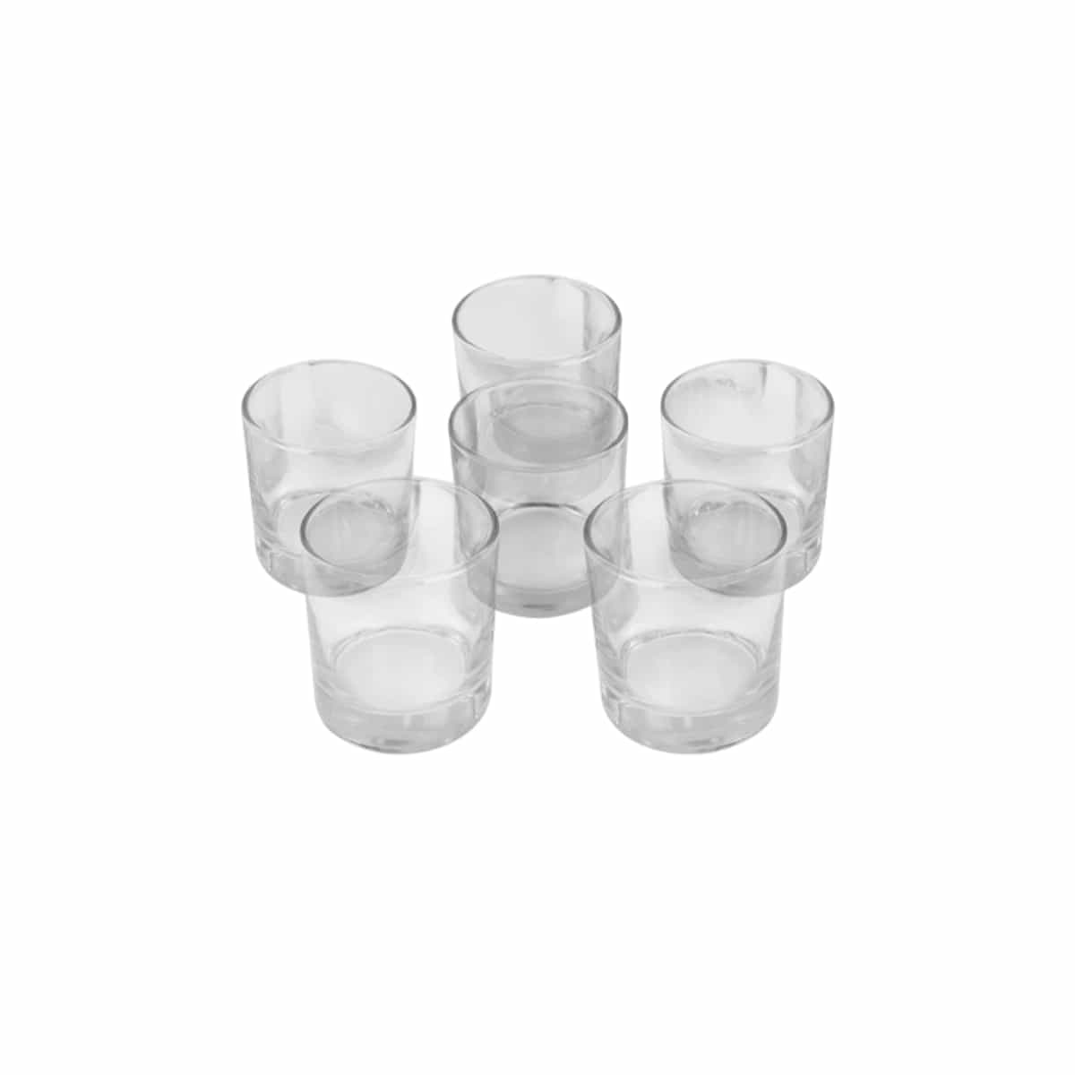 Vasos De Vidrio 6 Piezas Citinova