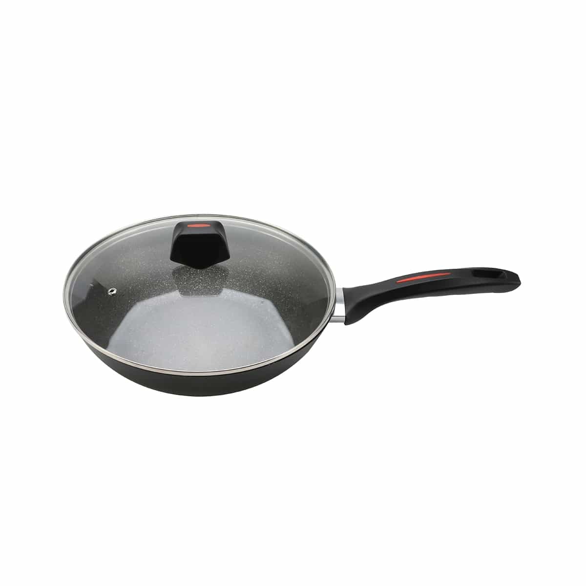 Sartén Tipo Wok De 28 Cm Color Negro Bremen