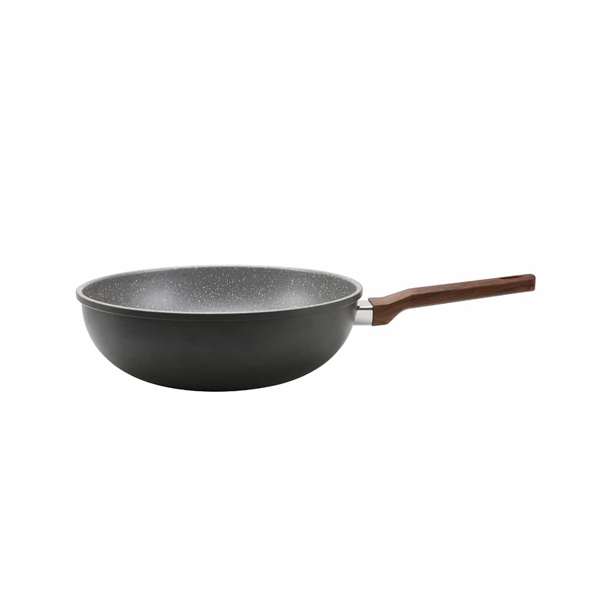 Sartén Tipo Wok 28 Cm Color Gris Bremen