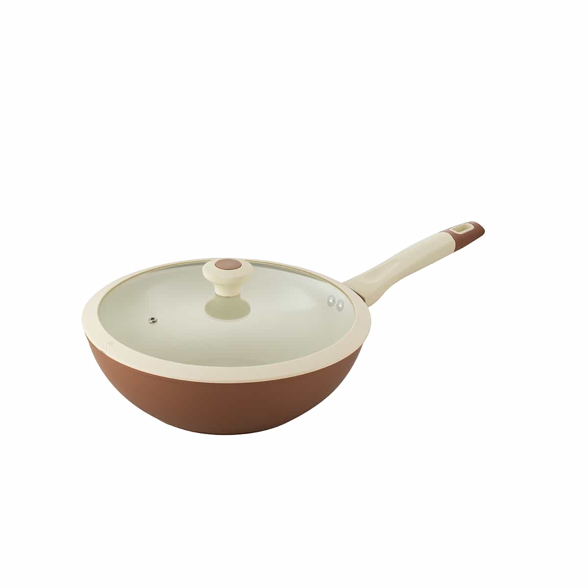 Sartén Tipo Wok Color Marrón 30 Cm Bremen