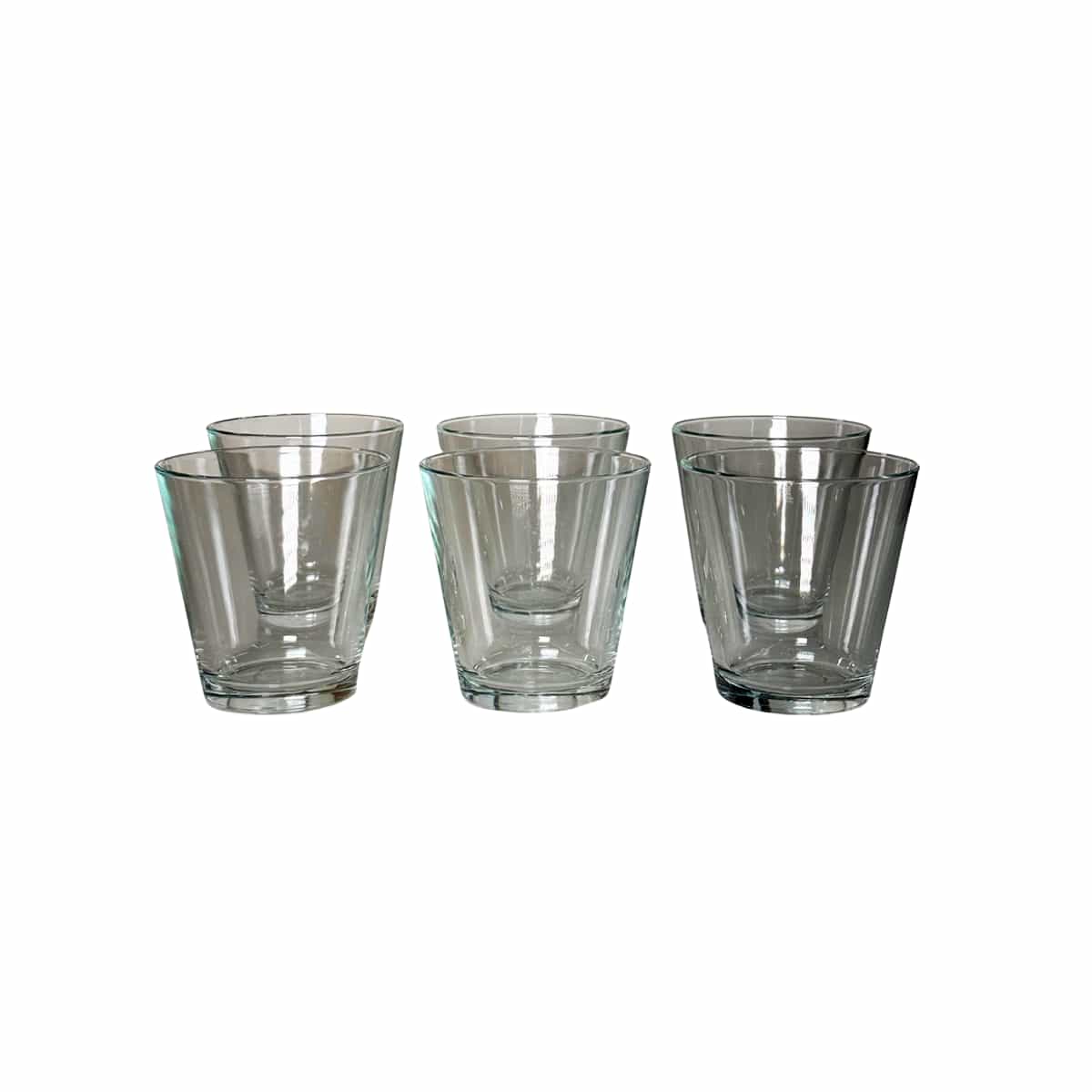 Vasos De Vidrio City 6 Piezas Pasabahce