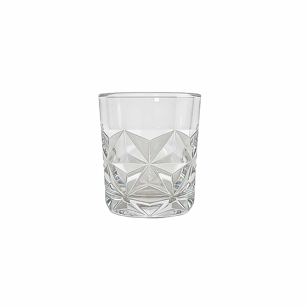 Juego De Vasos De Vidrio Estrella 6 Piezas Crisa