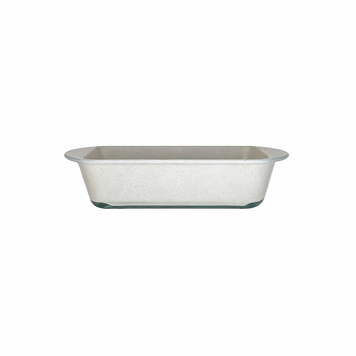 Refractaria De Vidrio Con Tapa color Crema 1.4 litros Borcam