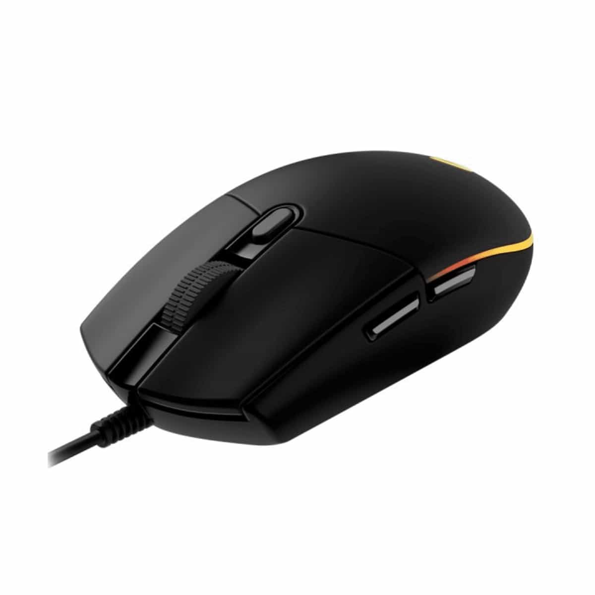 Mouse Alámbrico Gamer Color Negro Lightsync Logitech
