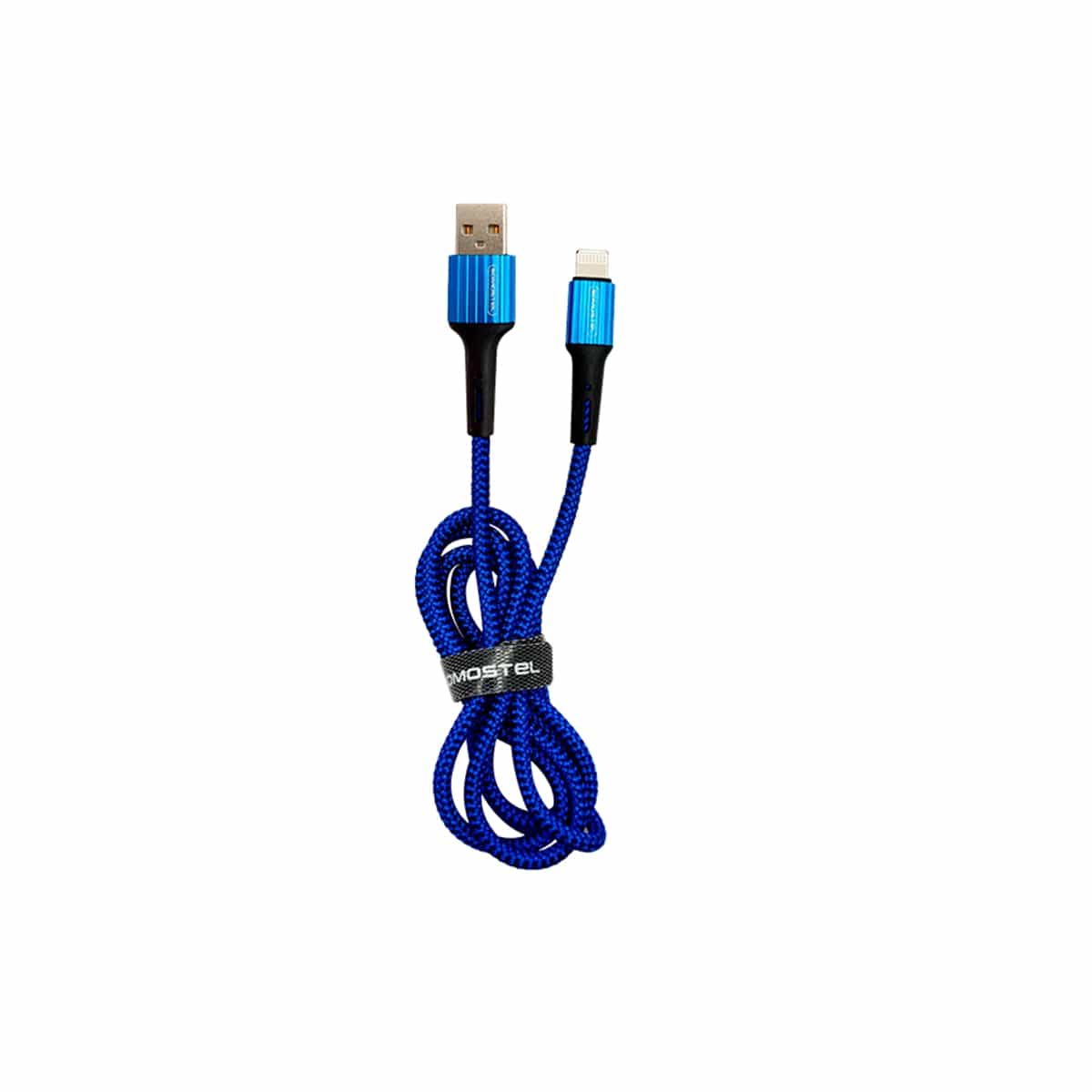 Cable USB a Lightning Carga Rapida Color Azul Somostel