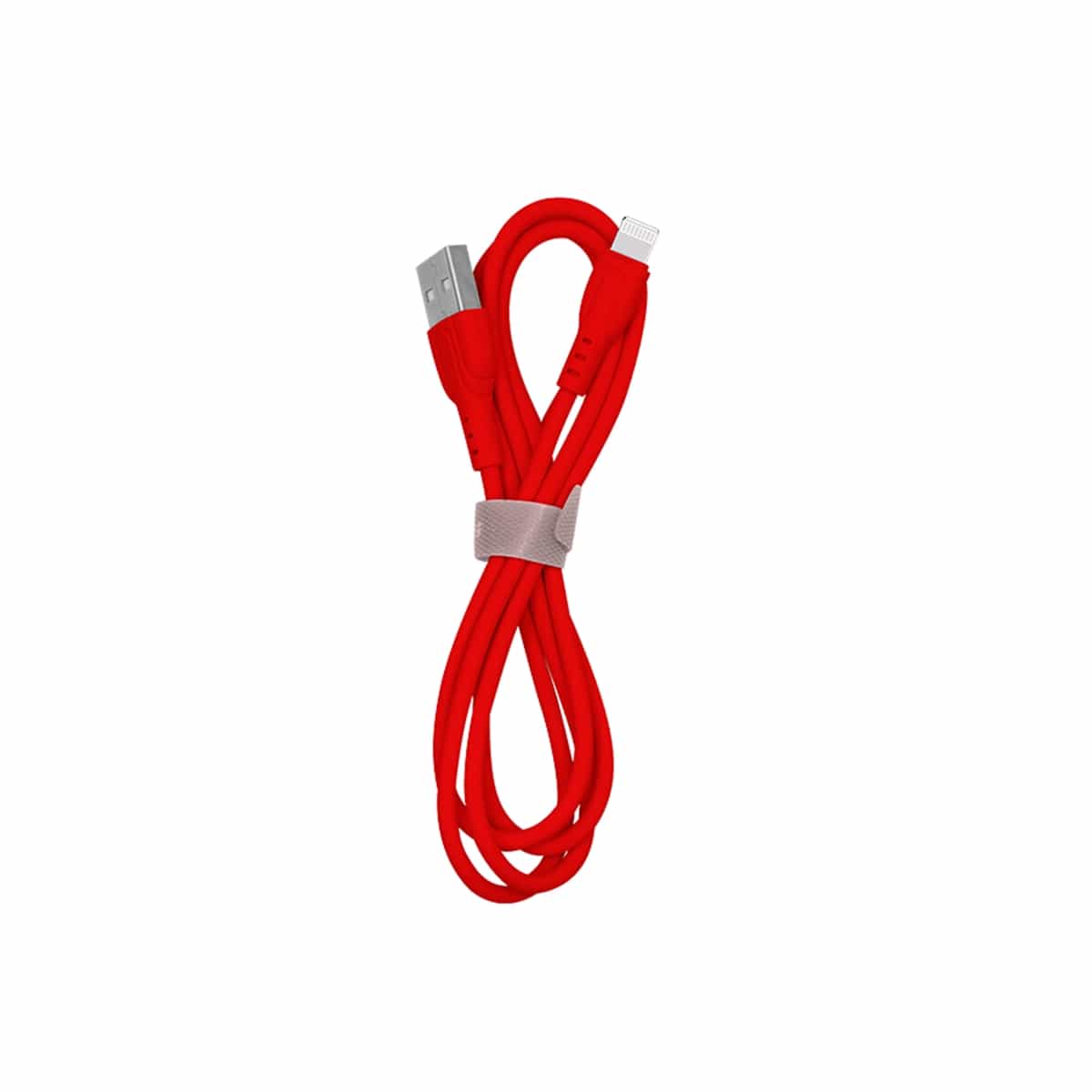 Cable USB Tipo Lightning Color Rojo Somostel