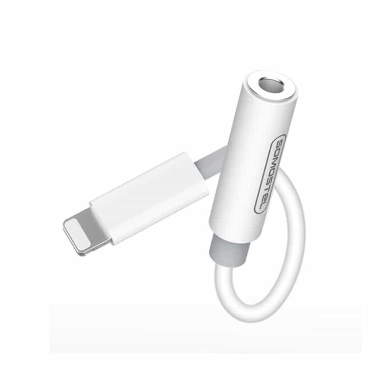 Adaptador de Audio Lightning para iPhone color Blanco Somostel