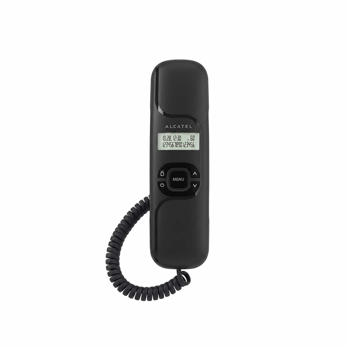 Teléfono Ultra Compacto Pantalla LED Identificador De Llamadas Color Negro Alcatel