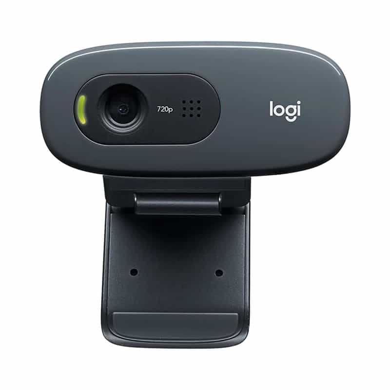 Camara Web HD Con Microfono Color Negro Logitech