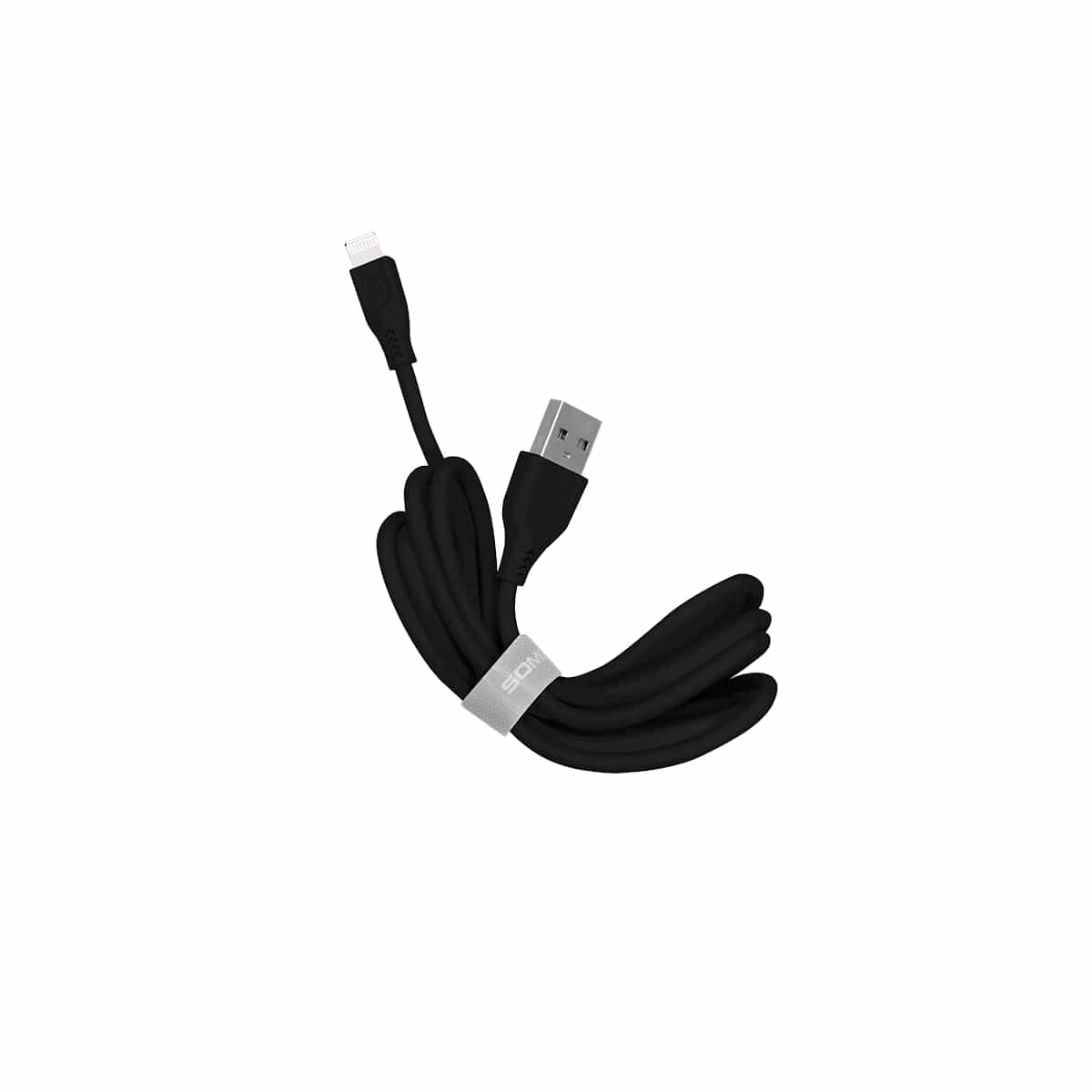 Cable USB Tipo Lightning Color Negro Somostel