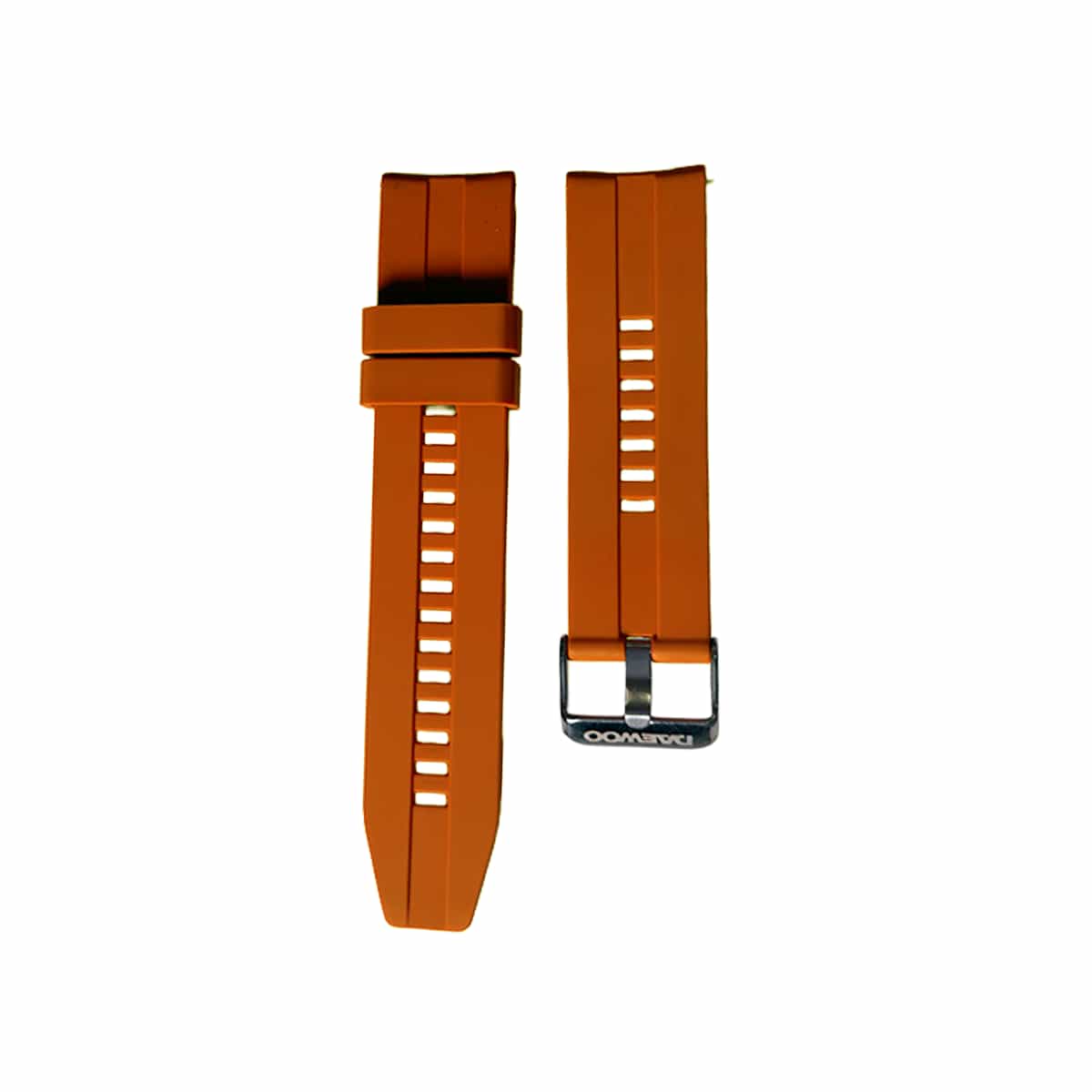 Correa De Silicón Para Reloj Color Naranja Daewoo