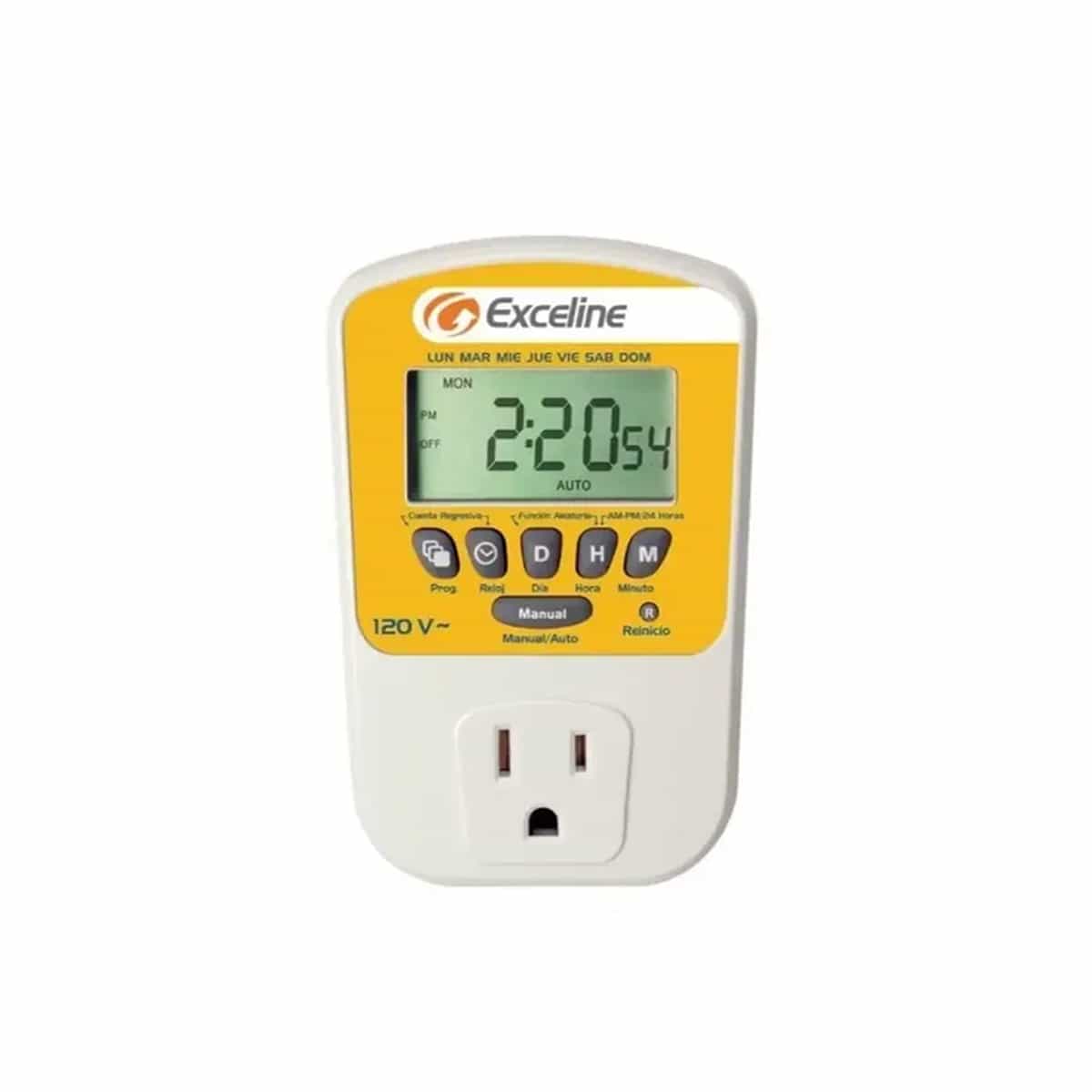 Programador Horario para Sistemas de Iluminación de 120V Exceline