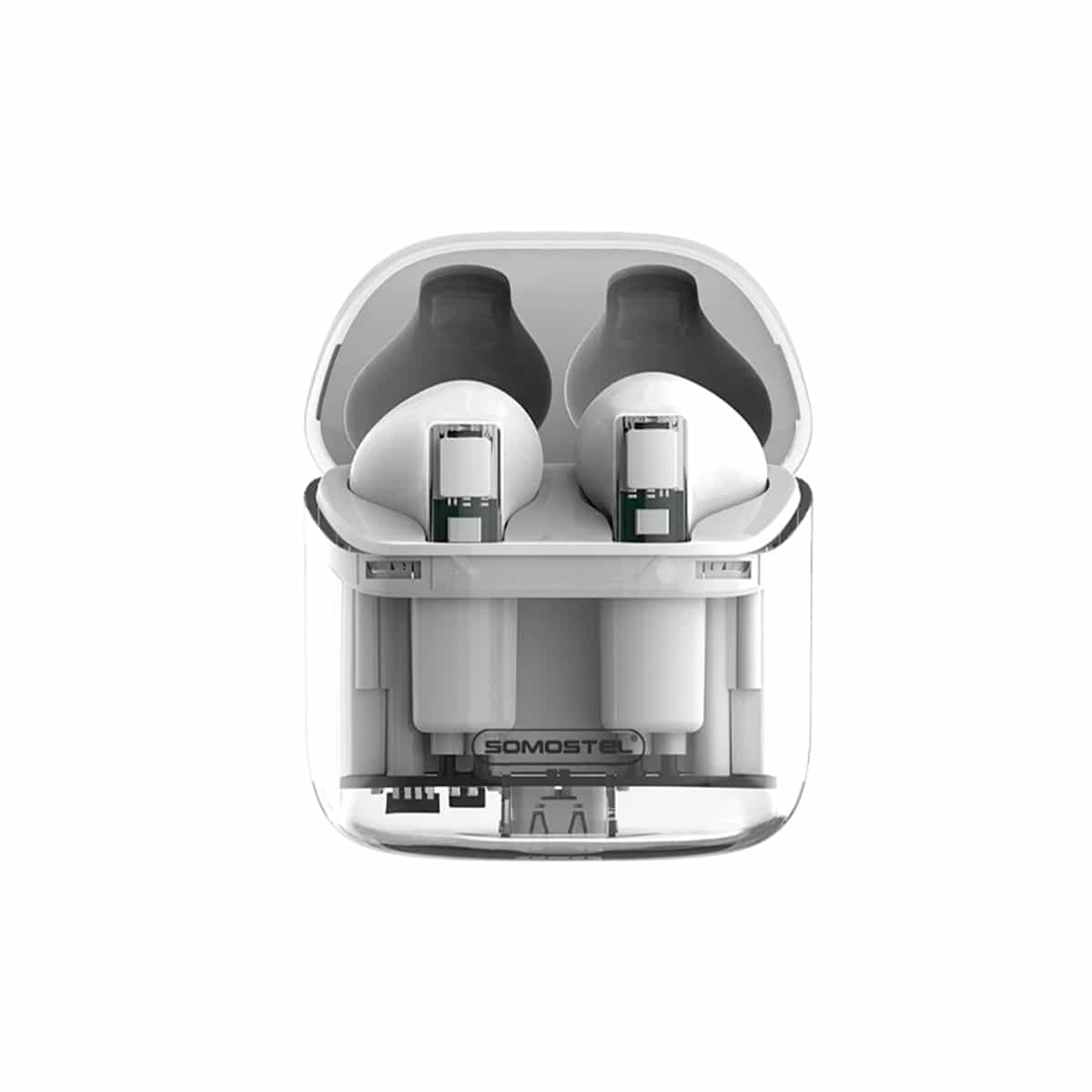Audífonos Inalámbricos Portátiles Bluetooth color Blanco Somostel