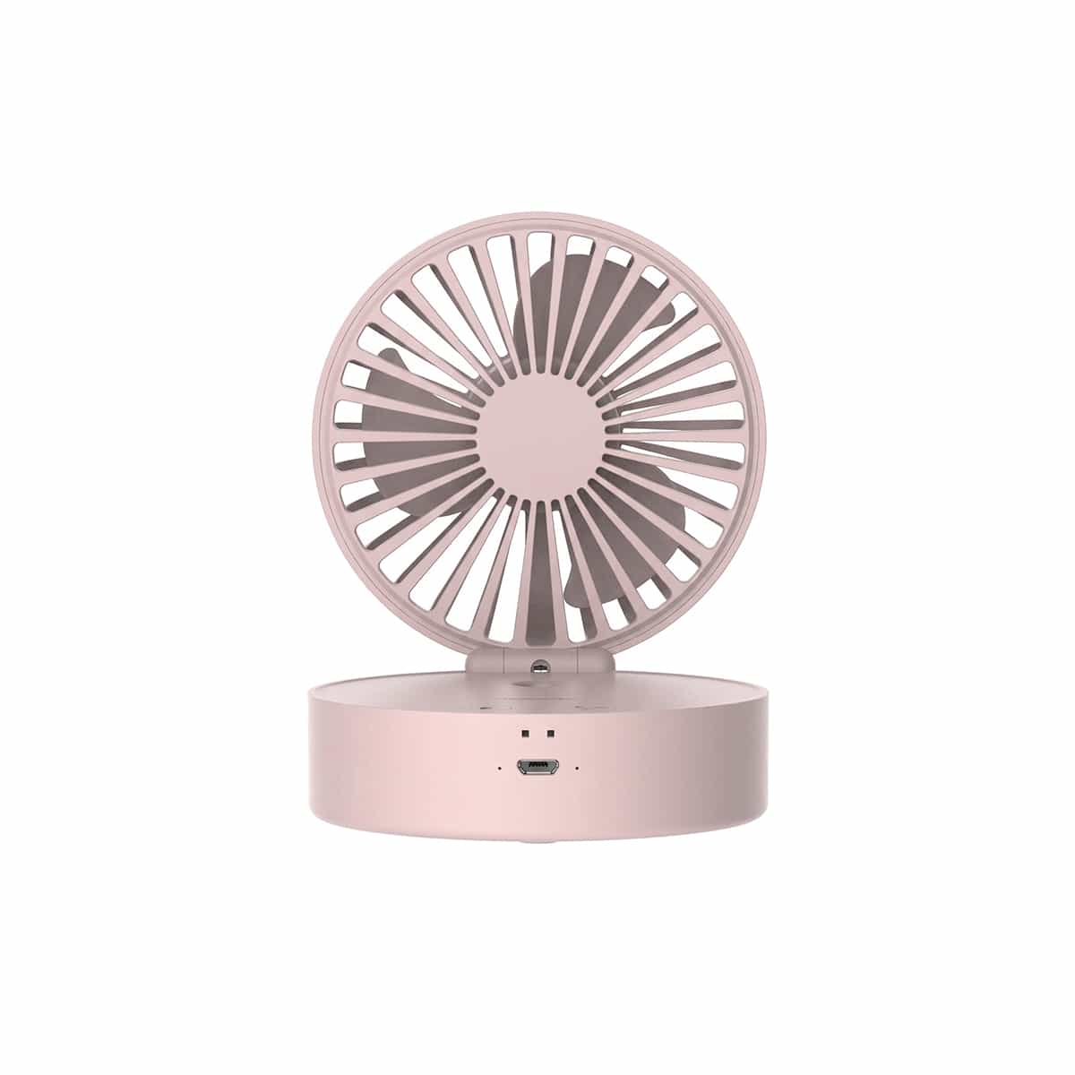 Mini Ventilador Plegable Multifuncional Rosado Somostel