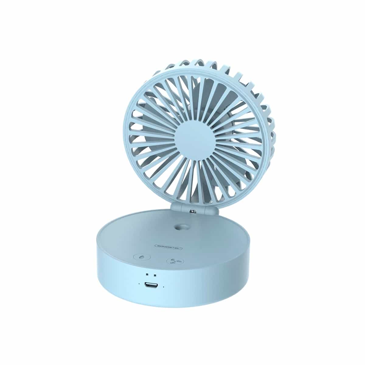 Mini Ventilador Plegable Multifuncional Color Azul Somostel