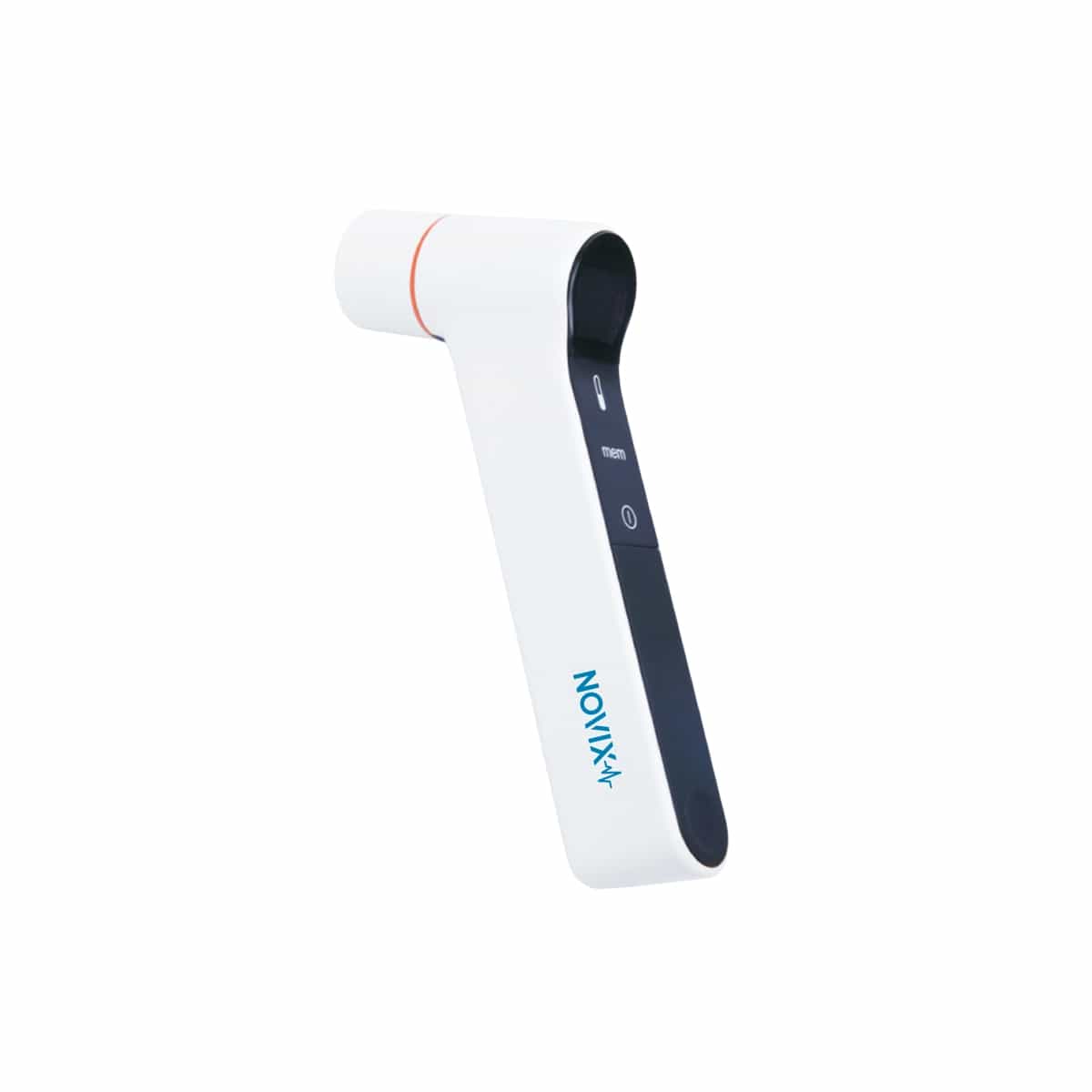 Termómetro Digital Infrarrojo Para Oído Y Frente Color Blanco Novix