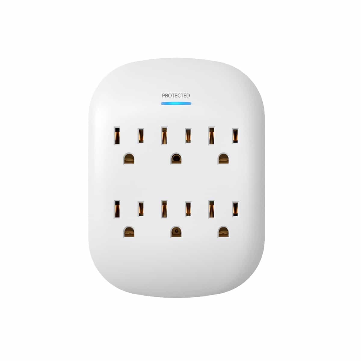 Regleta De 6 Tomas De Pared Energizer