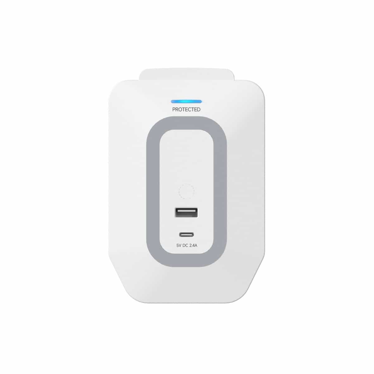 Regleta De 6 Tomas Con Puertos USB y Tipo C Energizer