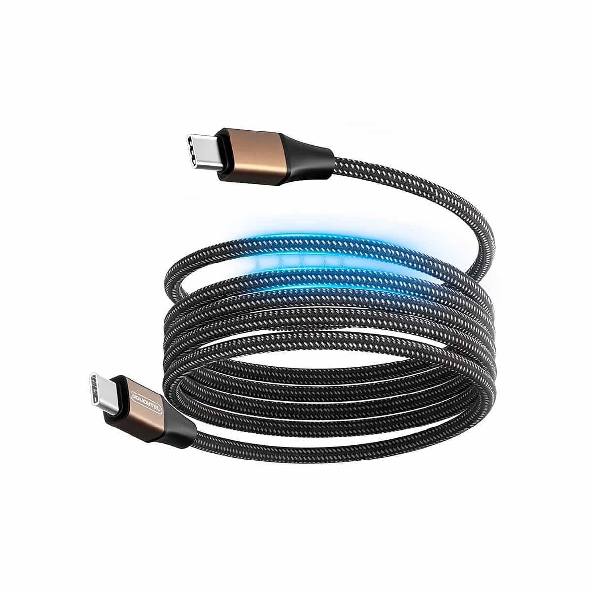 Cable Tipo C Magnetico Con Chip E-Marker 60W Color Negro Somostel