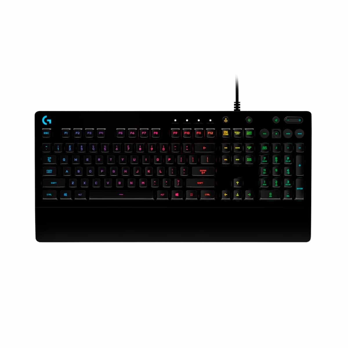 Teclado Gaming Prodigy Con Iluminación RGB Color Negro Logitech