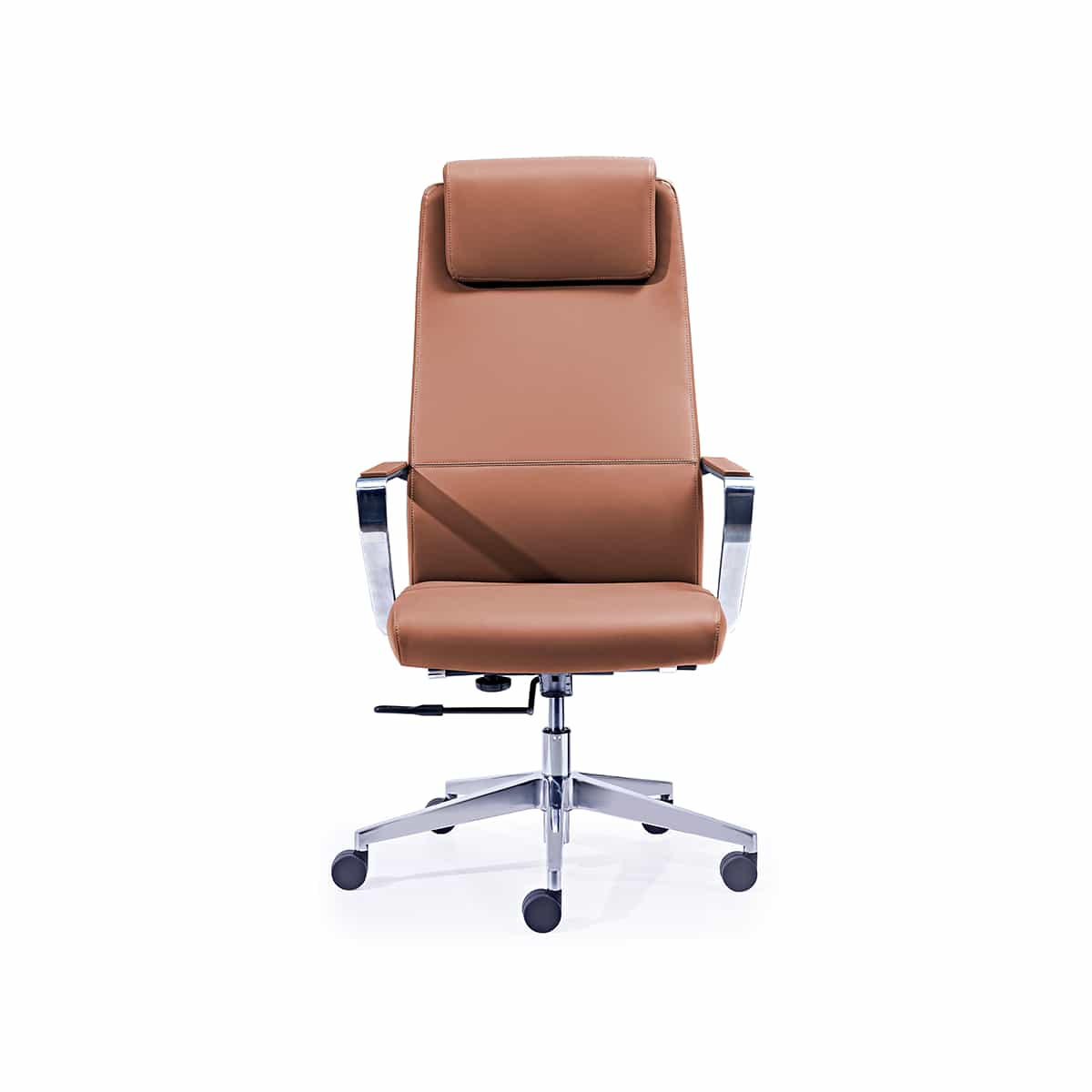 Silla de Oficina Ejecutiva de Alto Respaldo Color Marrón Green Office