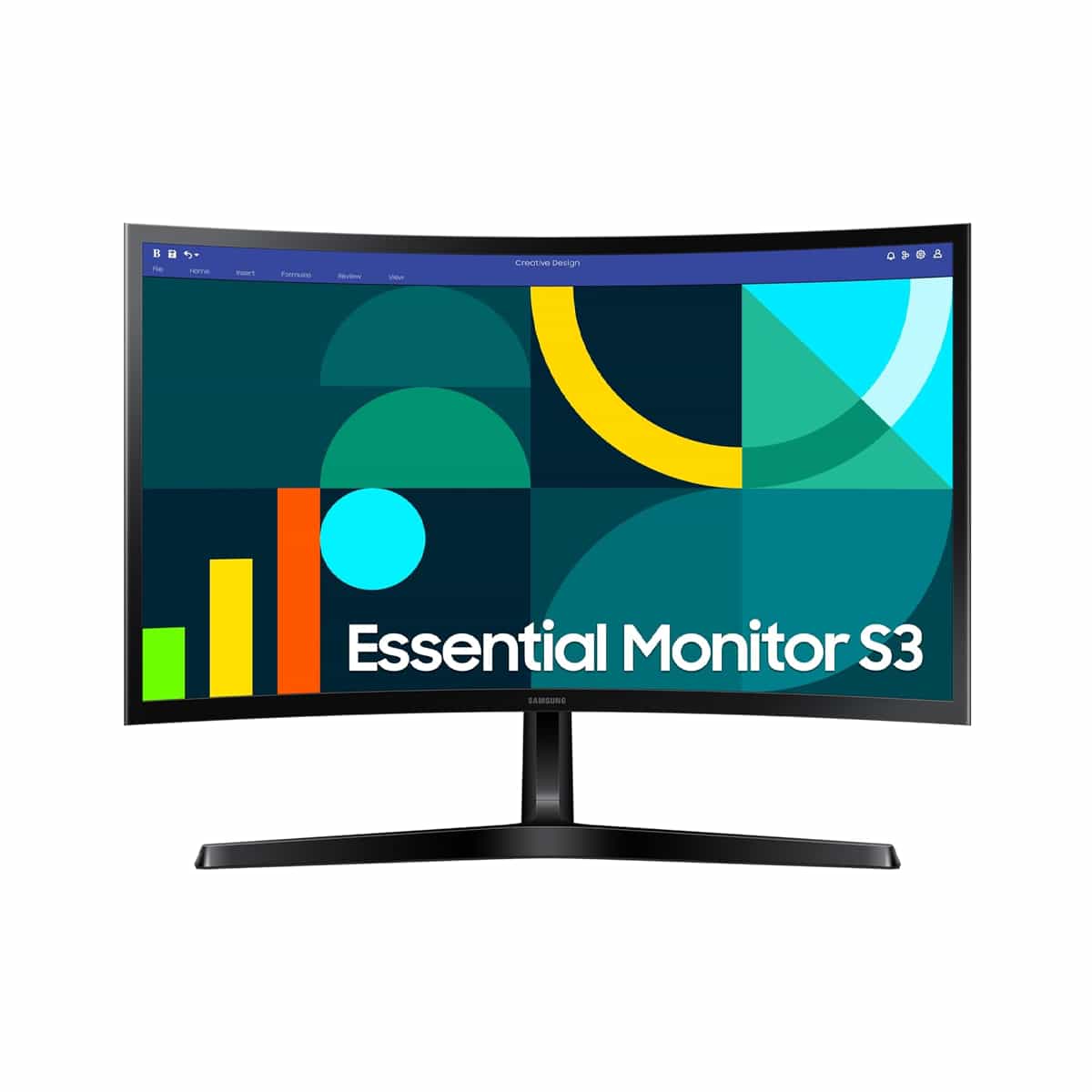 Monitor Curvo Essential 24 Pulgadas VA FHD 100Hz Samsung