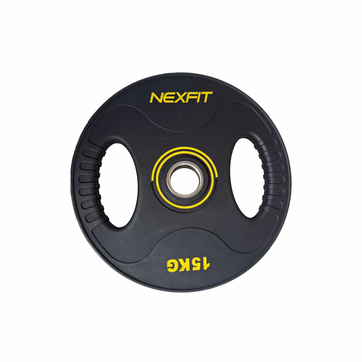 Disco De Pesas Olímpico 15 Kg Color Negro Nexfit