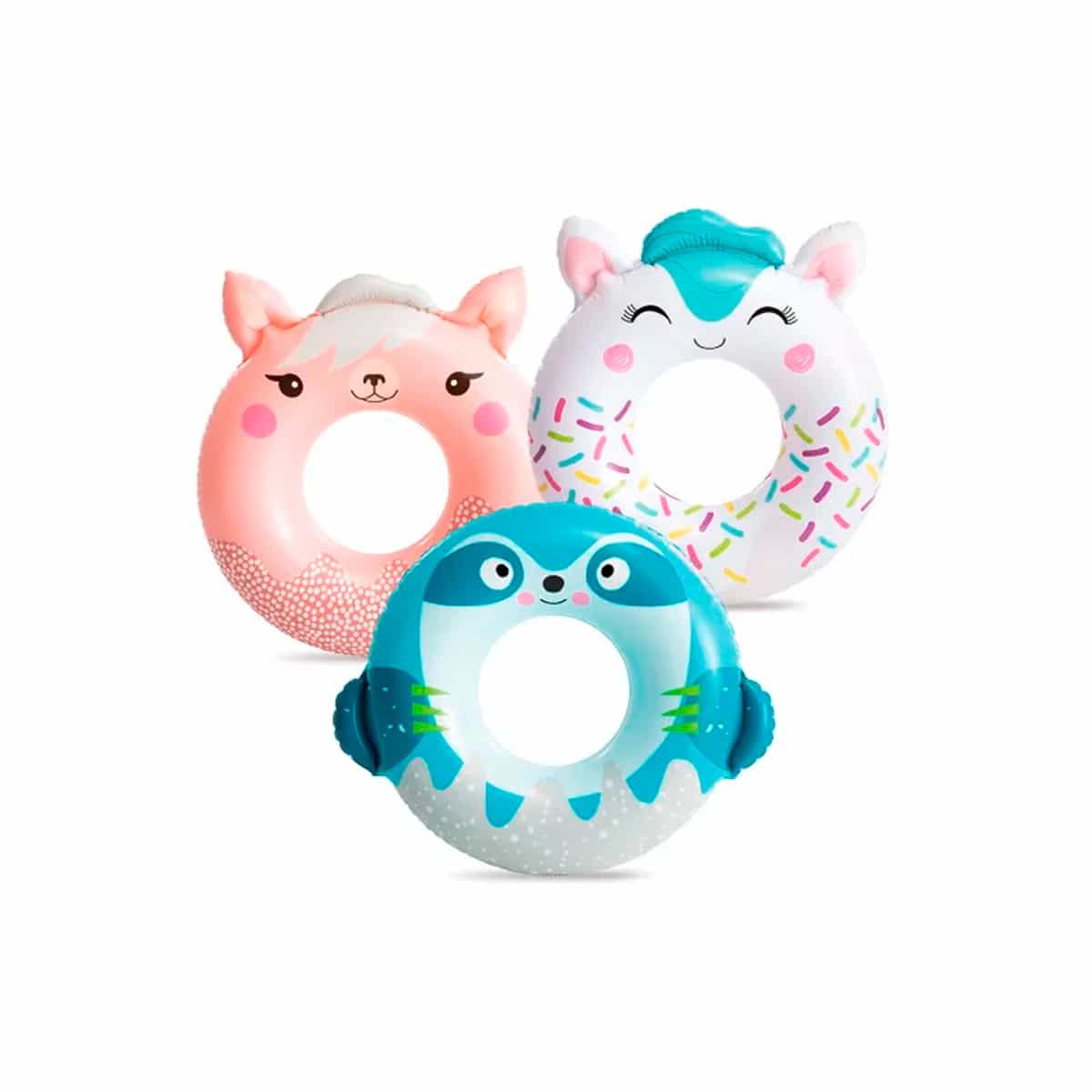 Flotador Inflable De Animales Con Diseños Intex
