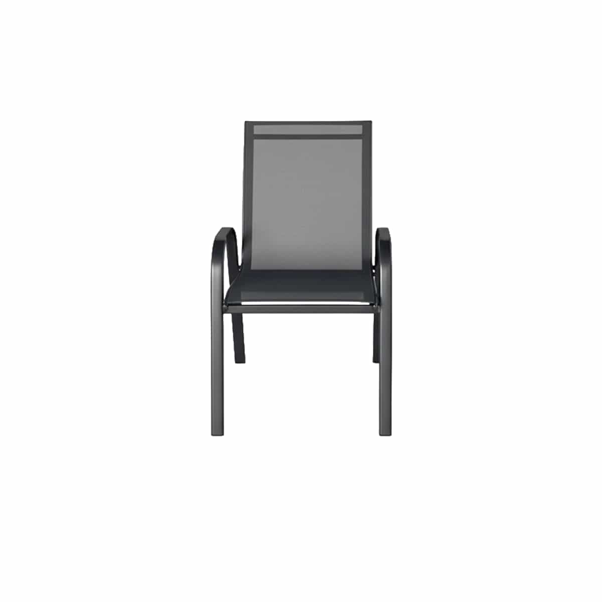 Silla De Jardín Color Gris Bika