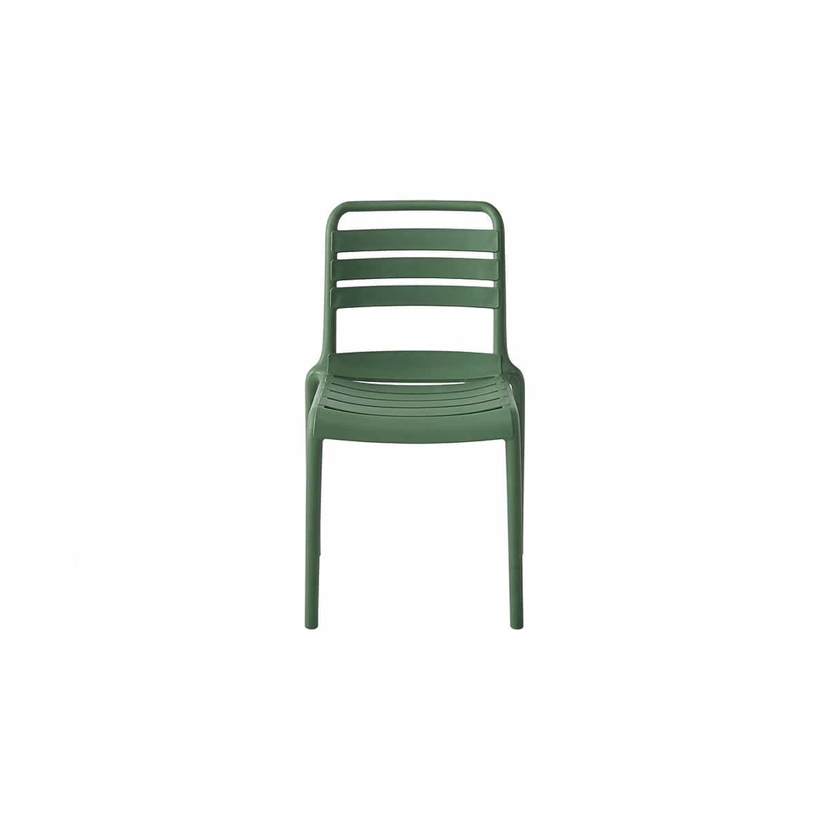 Silla Apilable Lagoon Color Verde Bika