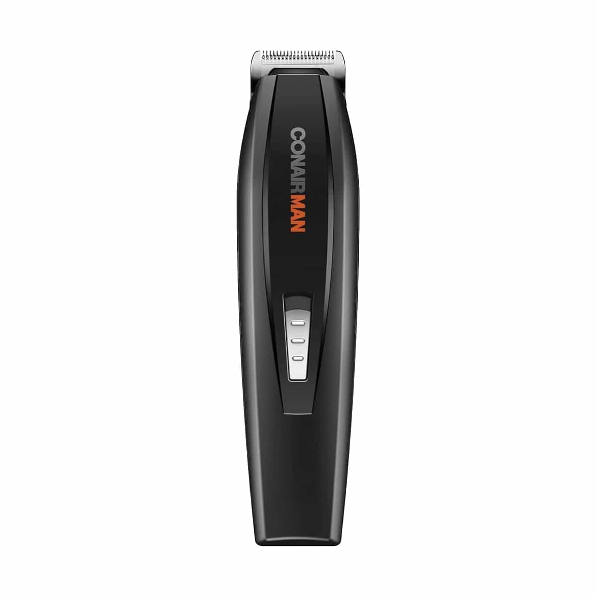 Máquina para Afeitar y Recortadora de Barba de 3 Piezas en Color Negro Conair