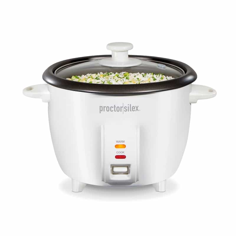 Arrocera De 10 Tazas Color Blanco Proctor Silex